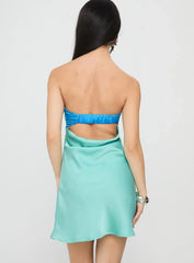 Phillipa Mini Dress Aqua