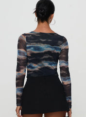 Agate Long Sleeve Bodysuit Multi