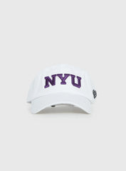 NYU Dad Cap White