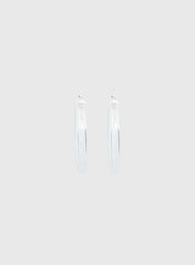 Stars Shine Hoop Earrings Clear