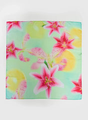 Nellie Hair Scarf Aqua Tropical