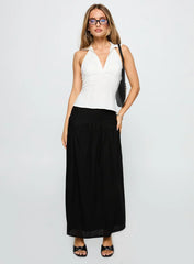 Human Nurture Maxi Skirt Black