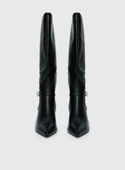 Billini Domineca Knee High Heeled Boots Black
