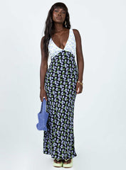 Nellie Maxi Dress Blue Multi