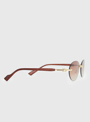 Katja Sunglasses Brown Gold