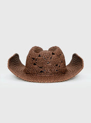 Anistyn Woven Cowboy Hat Tan
