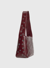 Dream Came True Eyelet Shoulder Bag Cherry