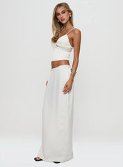 Karteah Satin Set Ivory