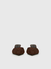Admiration Pointed Toe Faux Suede Heels Brown