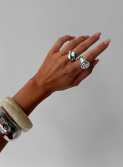 Broken Hearts Club Ring Pack Silver