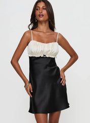 Cacciatore Mini Dress Black Cream