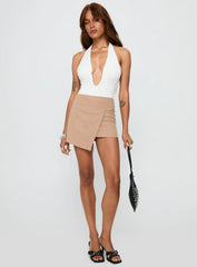 Strangers Mini Skirt Beige