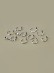 Delfine Earring Pack Silver