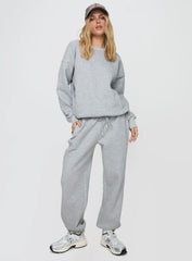 Dream Fleece Classic Crewneck Sweatshirt Grey Marle