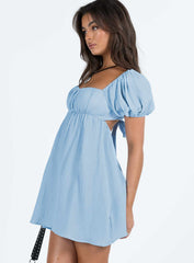 Lets Dance Mini Dress Blue