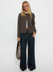 Better Than Fiction Cardigan Mocha