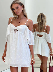 Cene Mini Dress White