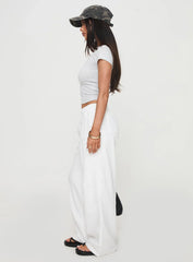 Beach House Pants White Tall