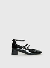 Berta Heels Black Patent