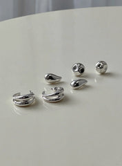 Run The Party Earring Pack Silver