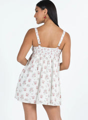 Vance Mini Dress Pink Floral