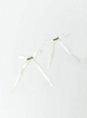 Dee Hair Bows White