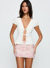 Piazia Mini Skirt Multi Floral