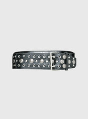 Rhomana Studded Belt Black