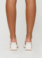 Brielle Heels White