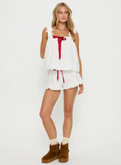 Sweetest Dreams Sleep Frill Top Cream