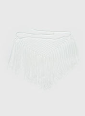 Karlotta Tassel Sarong White