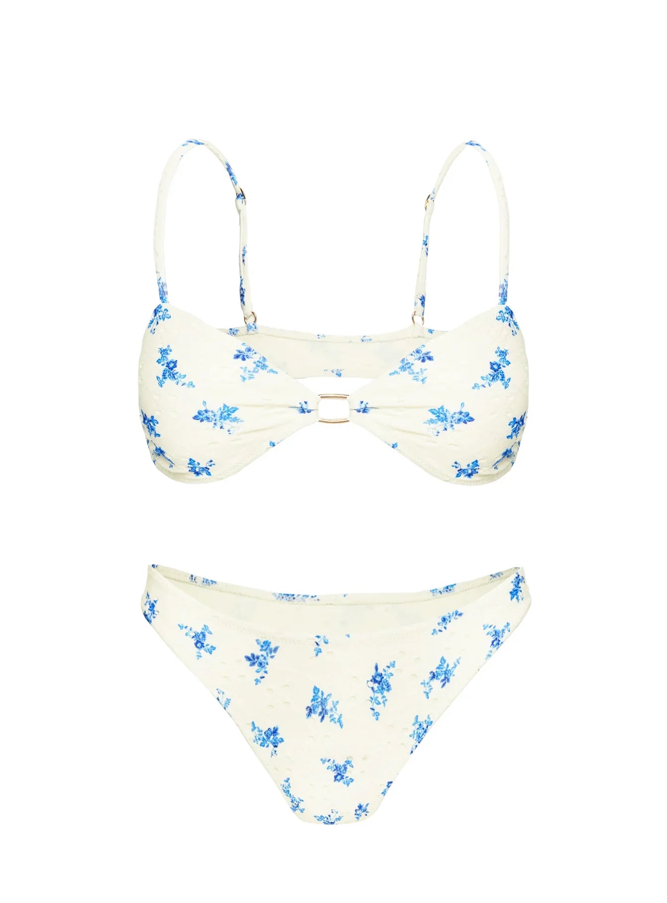 Paradisco Bikini Top Yellow Blue