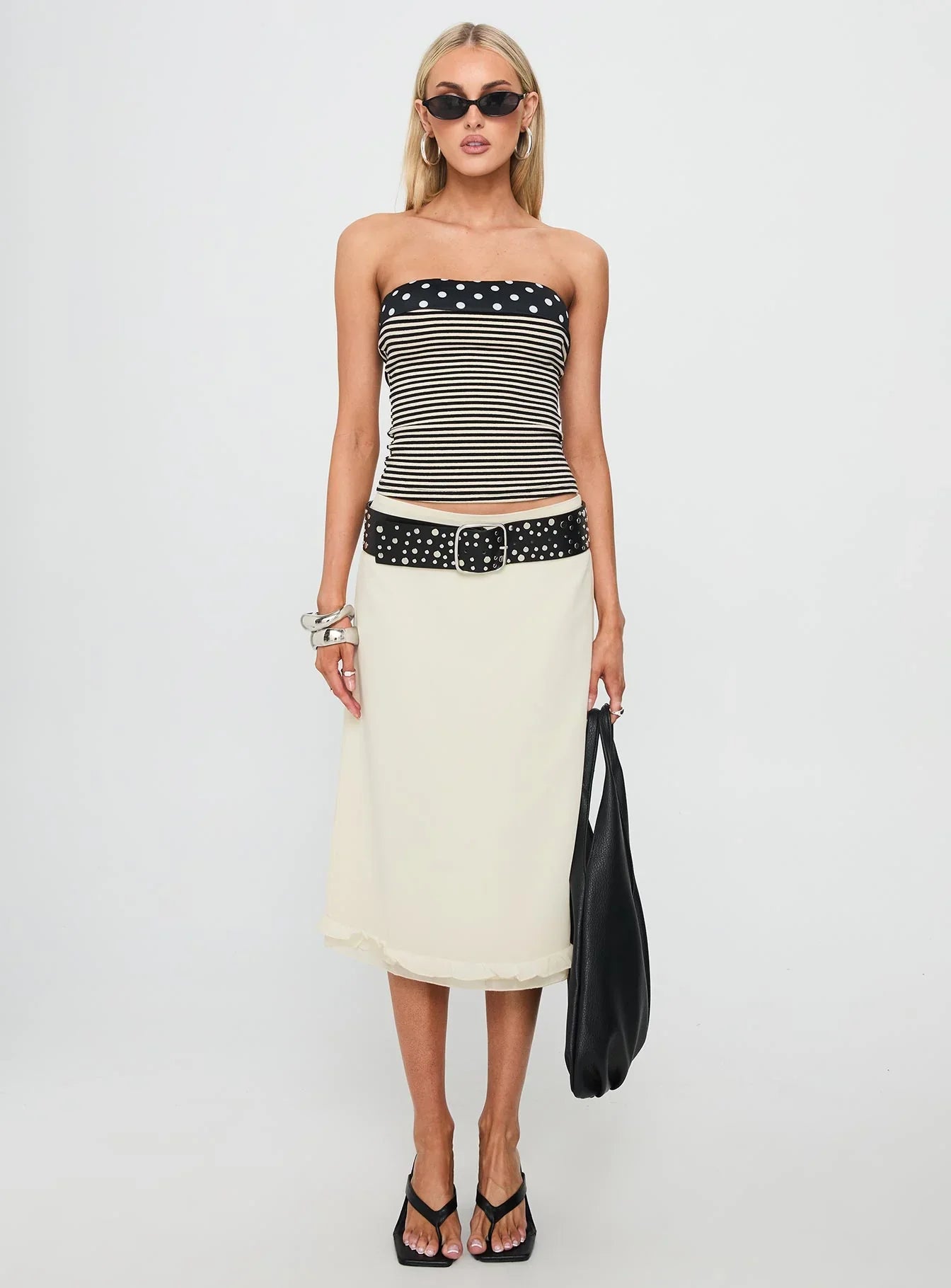 Virenna Strapless Top Multi