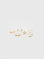 Symmetry Ring Pack Gold