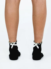 Lanter Socks Black Cream