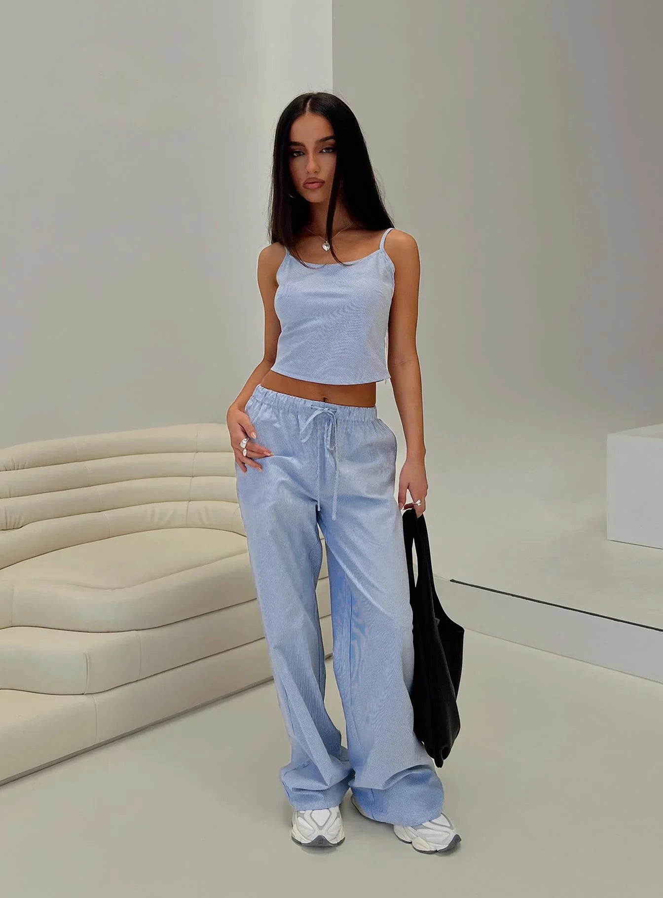 Paigey Set Blue White