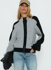 Asrar Jumper Grey Black