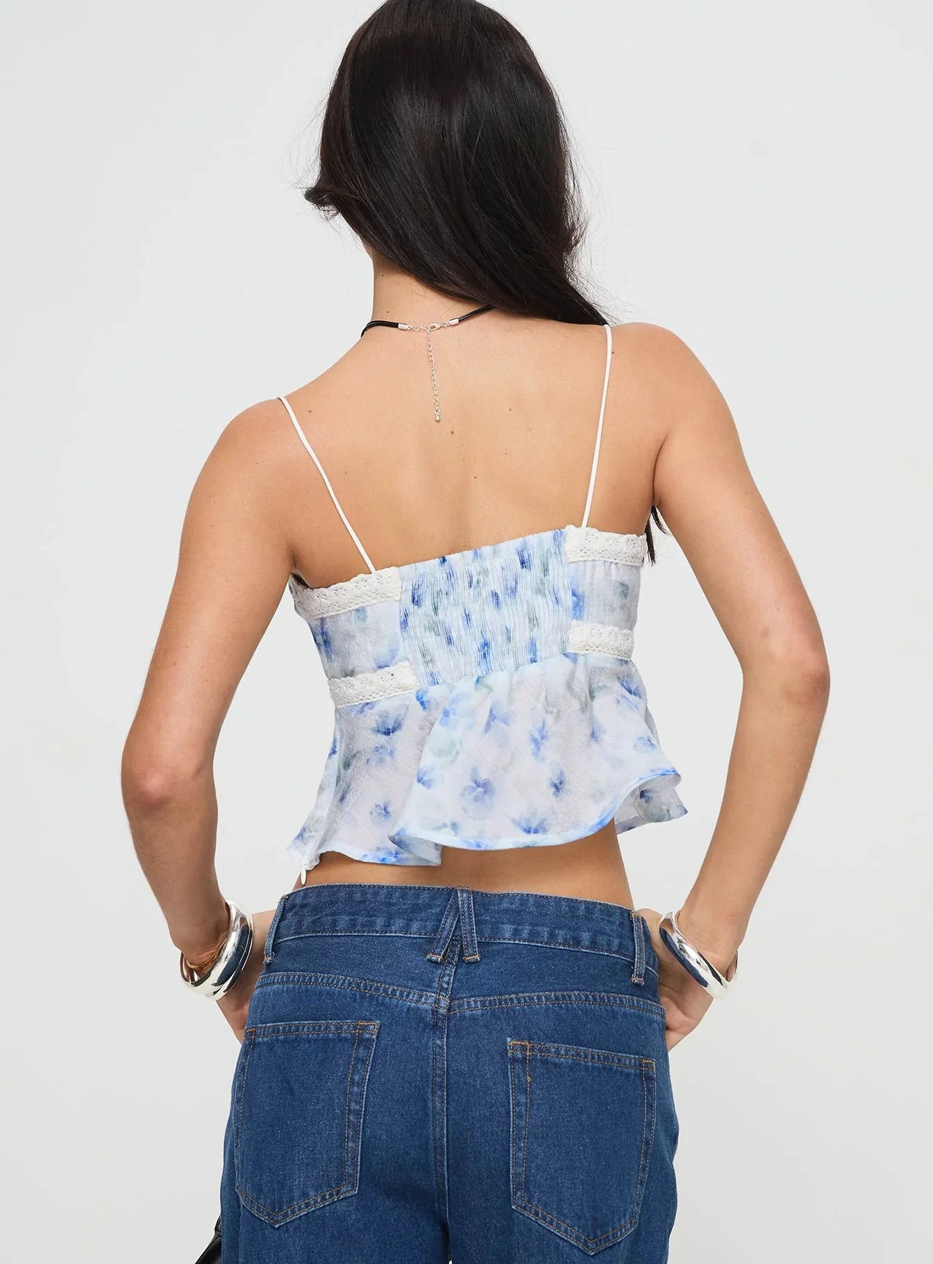 Karta Top White Blue