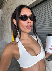 Pulse Active Halter Crop White