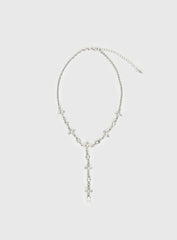 Ellasyn Y Necklace Silver