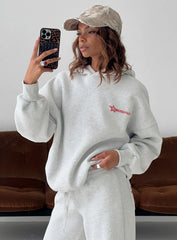 Princess Polly Stargirl Hoodie Grey Marle
