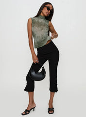 Nights All Alone High Neck Top Multi