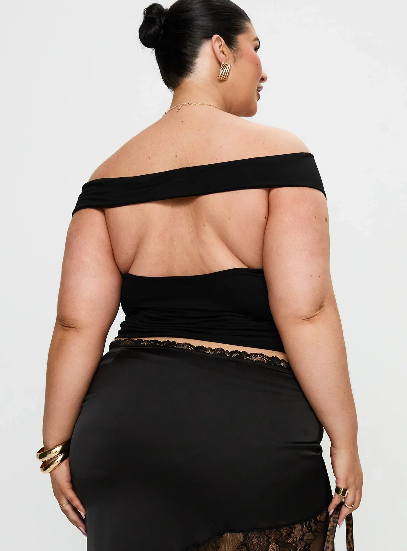 Irina Multi wear Top Black Curve