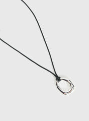 Star Quality Pendant Necklace Black Silver
