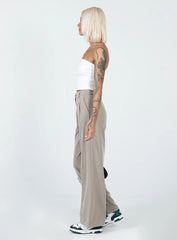 Archer Pants Pinstripe Beige
