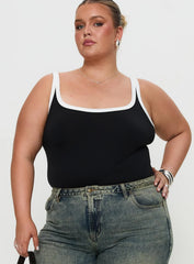 Astrea Bodysuit Black White Curve