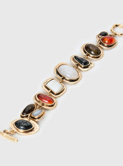 Jazlyn Stone Bracelet Gold