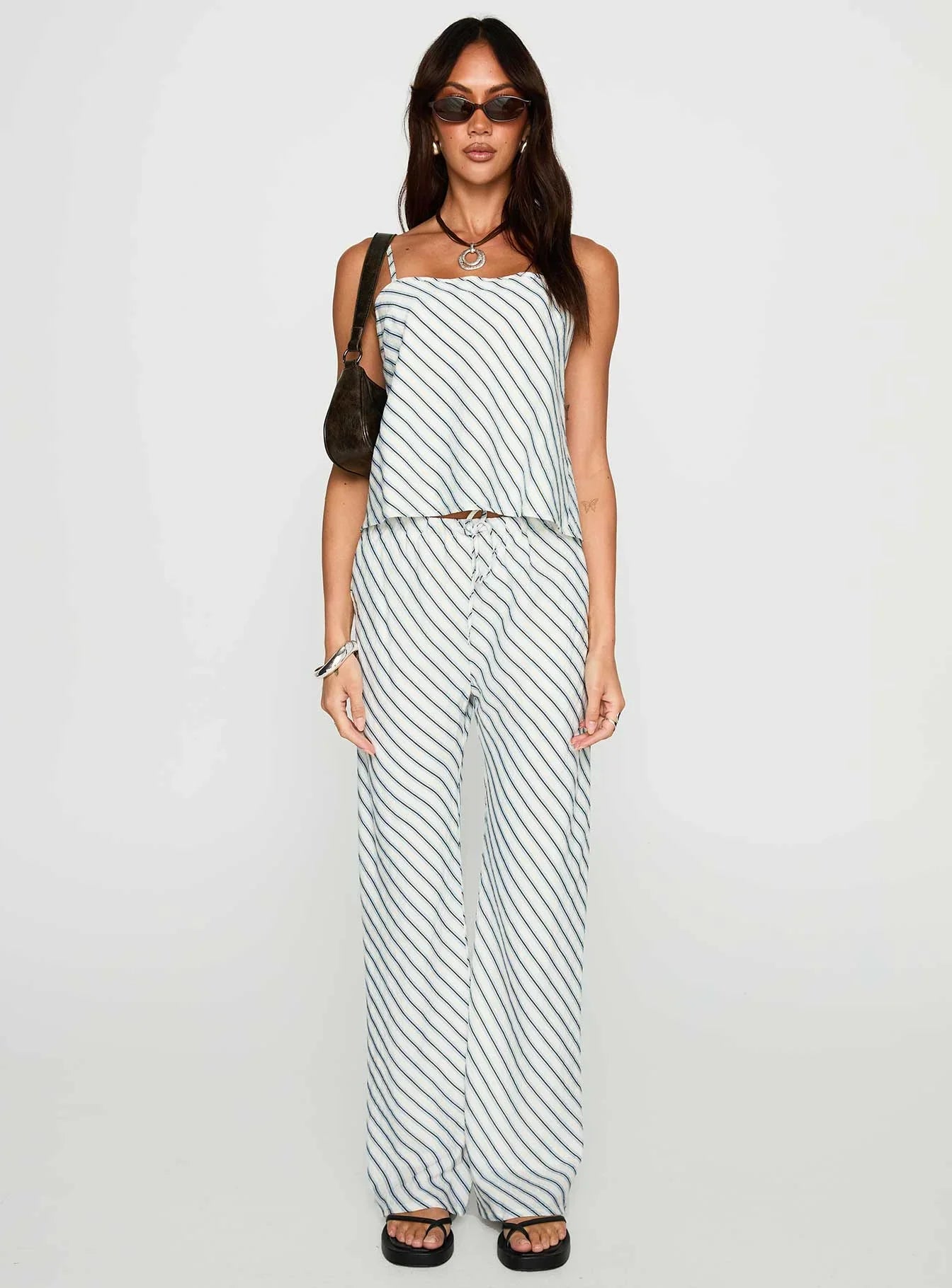 Born To Brag Set Blue Stripe