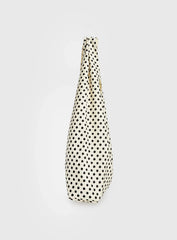 Sunday Sunrise Slouchy Bag White Polka Dot