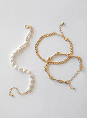 Davide Bracelet Pack Gold